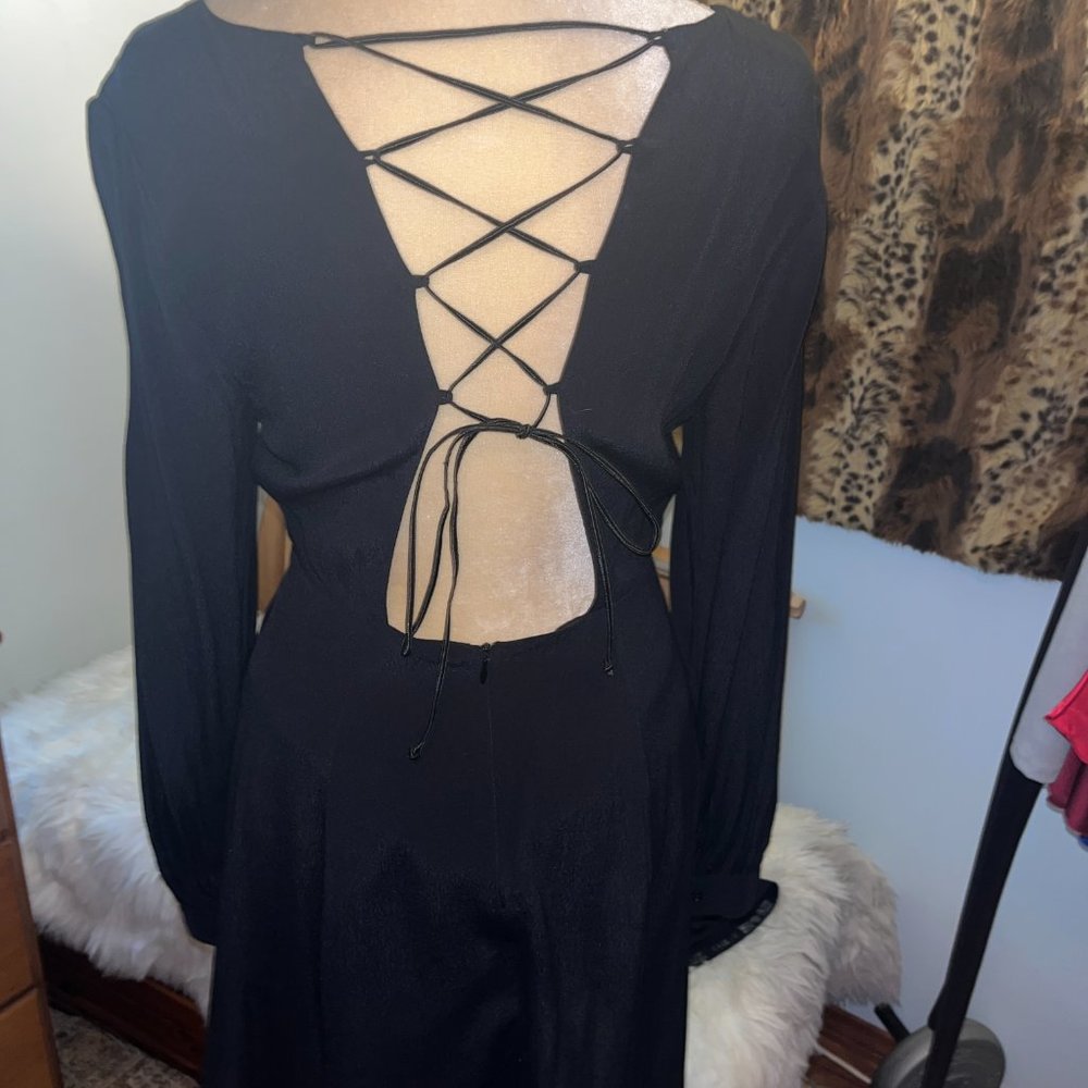ASTR Mabel lace back dress